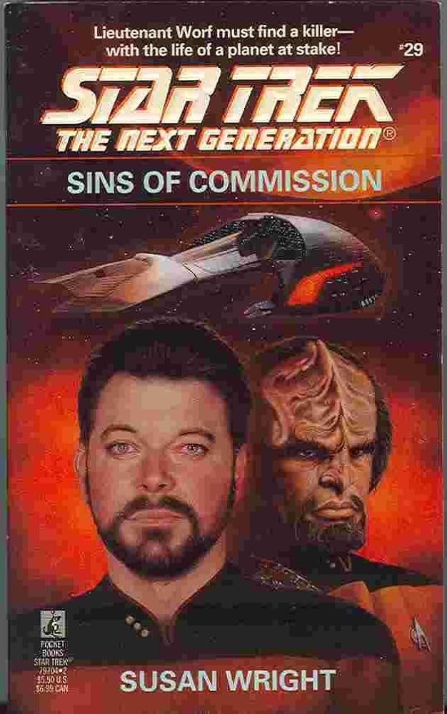 Sins of Commission (Star Trek The Next Generation, No 29) cover image